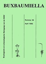 Buxbaumiella omslag van nr.26 (1991) tot 46 (1998)